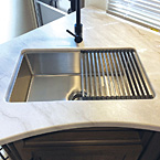 Undermount Stainless Steel Sink w/Drying Rack